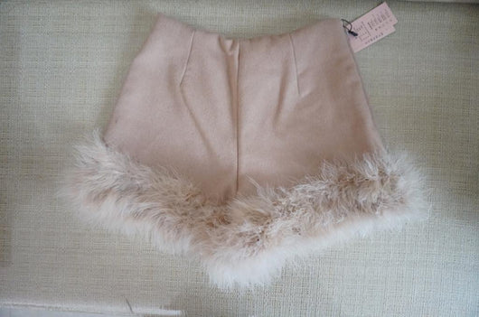 Shorts Japoneses Fluffy de Cintura Alta para Otoño e Invierno - Image 3