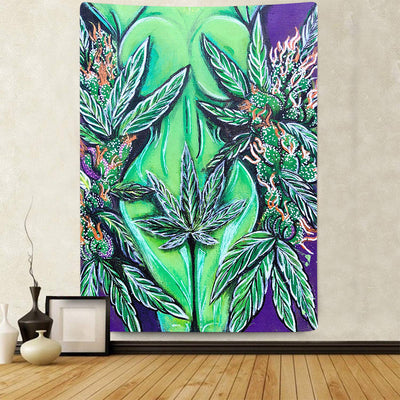 Tapiz Decorativo Colgante con Silueta de Árbol y Mar para Playa - Image 8
