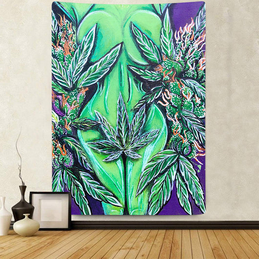Tapiz Decorativo Colgante con Silueta de Árbol y Mar para Playa - Image 8
