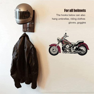 Gancho Organizador para Casco y Chaqueta de Moto
