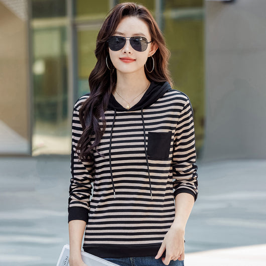Blusa Larga Coreana Holgada para Tallas Grandes - Manga Larga Versátil - Image 3