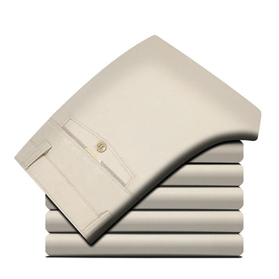 Pantalones Rectos de Vestir para Hombre Maduro - Image 5