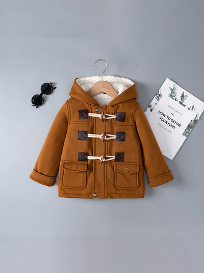 Abrigo con Capucha Forrado en Polar para Niños - Image 6