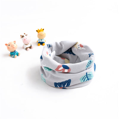 Bufanda Infantil de Algodón Estampada Cálida - Image 9