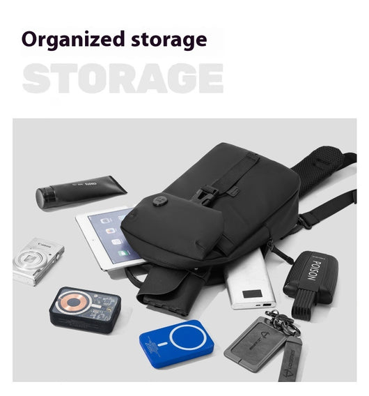 Mochila Casual de Gran Capacidad con Bolsa Pectoral - Diseño Moderno y Funcional - Image 18