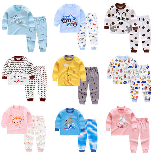 Pijamas de Otoño e Invierno para Niñas - Conjunto Cálido de Manga Larga