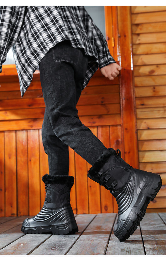 Botas de Nieve para Hombre Talla Grande con Forro Polar - Calidez Extrema - Image 11