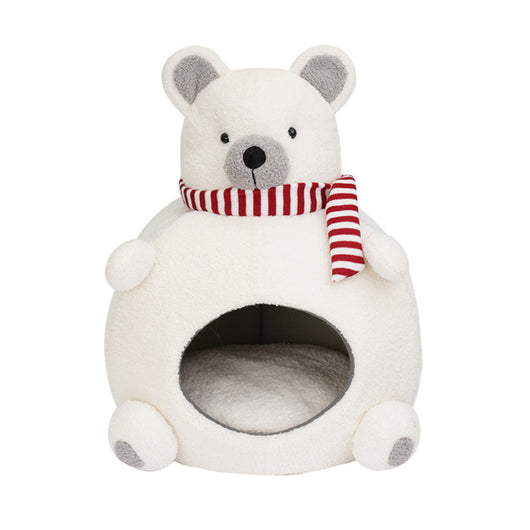 Casa Cama Térmica para Mascotas - Diseño Oso Polar 4 Estaciones - Image 5