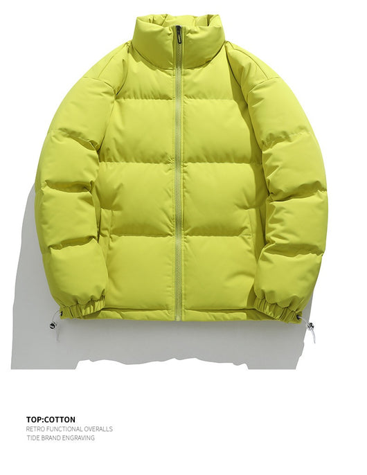 Chaqueta Acolchada de Plumas para Hombre con Cuello Alto - Image 24
