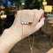 Simple Titanium Steel Pearl Necklace Female Niche Design Sense F