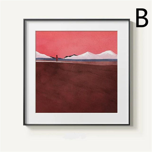Cuadro Moderno de Montaña en Lienzo Abstracto - Image 11