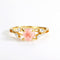 Anillo de Plata 925 con Cristal Natural