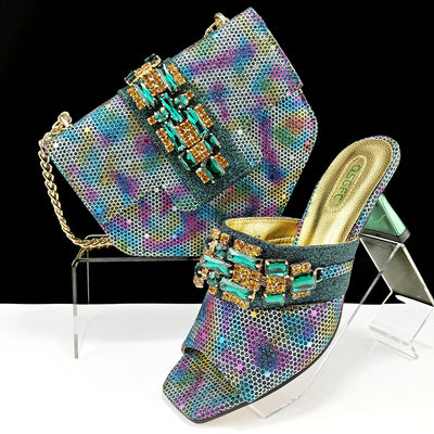 Zapatillas Casuales Tacón Alto Camuflaje con Detalles Metálicos - Image 10