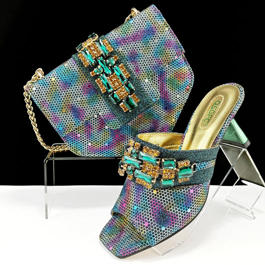 Zapatillas Casuales Tacón Alto Camuflaje con Detalles Metálicos - Image 10