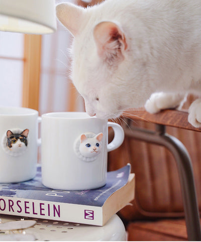 Taza de Cerámica con Diseño de Gato Adorable para Personalidad Creativa - Image 8