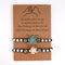 Pulsera Trenzada con Cuentas de Tortuga