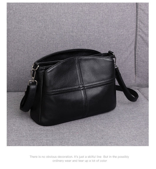 Bolso de Cuero Genuino para Mujer - Bandolera Simple y Elegante - Image 14