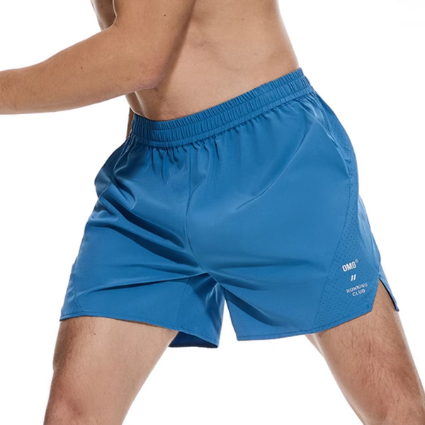 Shorts de Entrenamiento Hombre Cuatro Direcciones Stretch Costura Láser Transpirable Verano