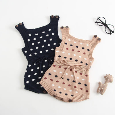 Enterizo Tejido para Bebé con Estampado Lunares Jacquard - Image 2