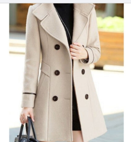 Abrigo de Lana para Mujer - Estilo Casual Otoño - Image 10