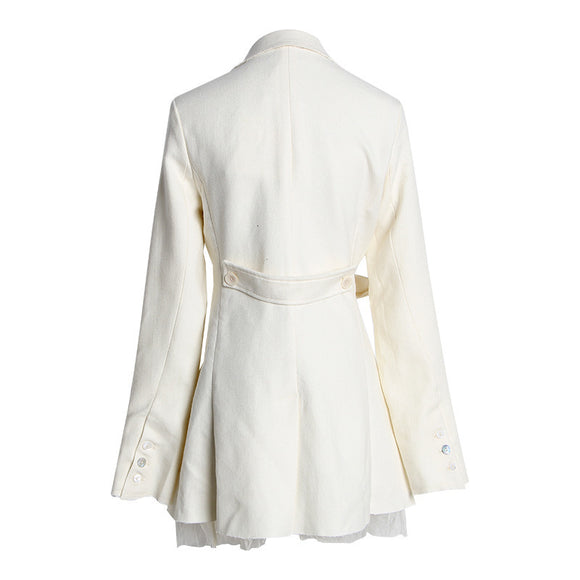 Blazer Clásico Británico para Mujer