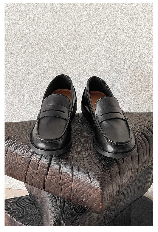 Zapatos Casuales Retro de Negocios para Hombre - Diseño Versátil sin Cordones - Image 18