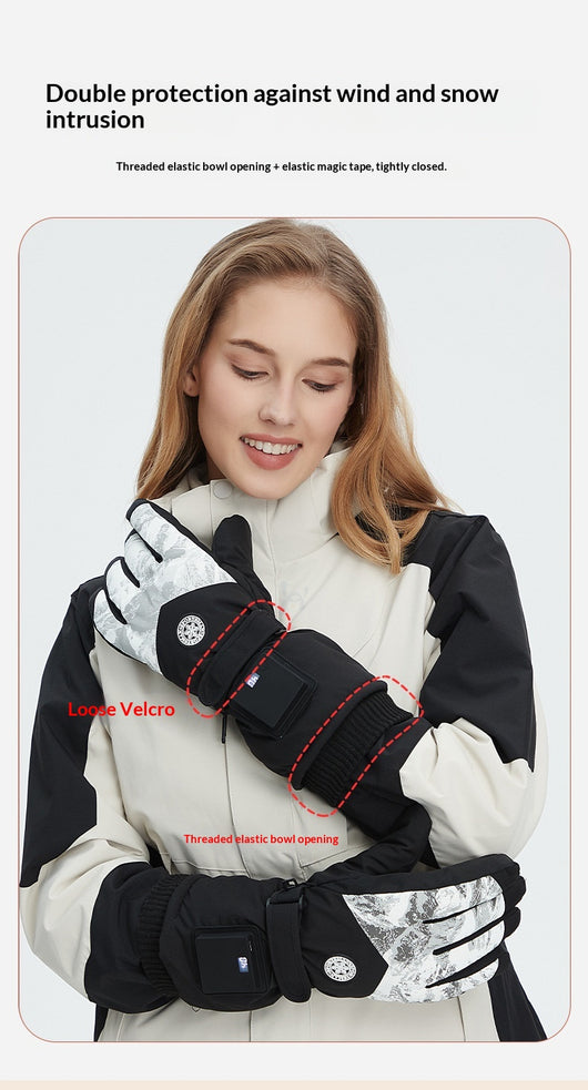 Guantes Térmicos para Ciclismo Eléctrico - Protección contra Frío y Viento - Image 16