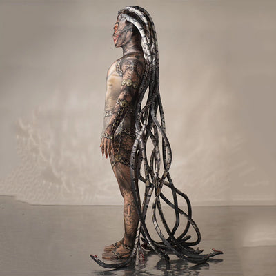 Disfraz de Serpiente Transparente Medusa - Traje Integral Realista - Image 11