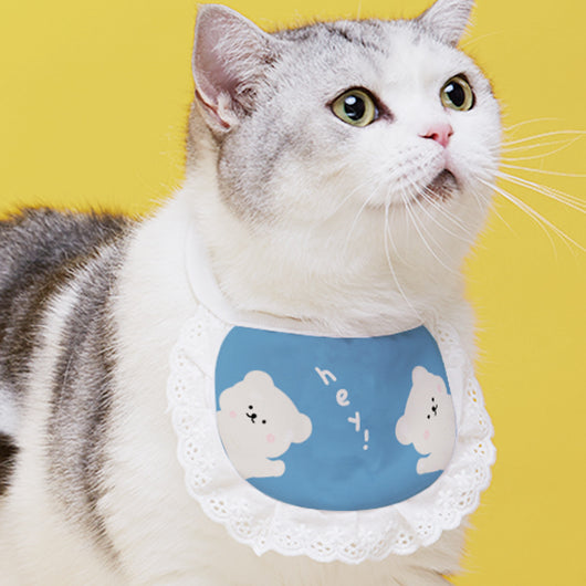 Babero Collar Toalla Saliva para Gatos - Accesorios Felinos Adorables - Image 9