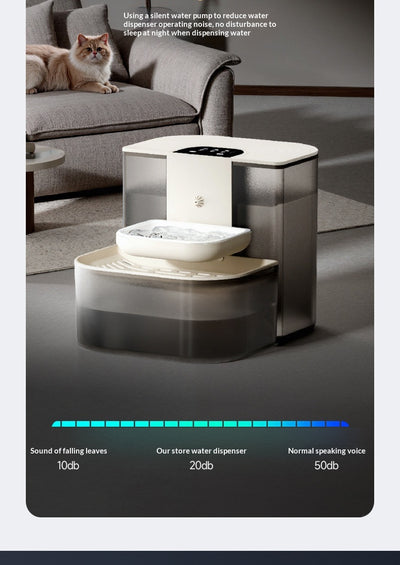 Fuente de Agua para Mascotas con Control Termostático y Flujo Automático Inclinado - Image 18