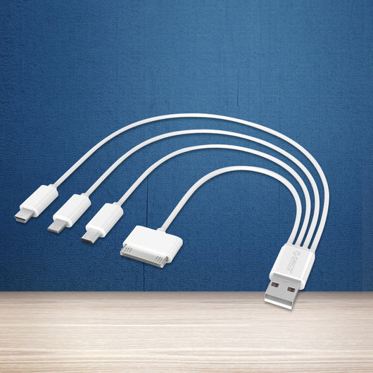 Cable Multipropósito 4 en 1 Compatible con iPhone y Android - Image 4