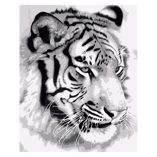 Kit de Pintura Digital Tigre - Cuadro DIY para Decoración del Hogar