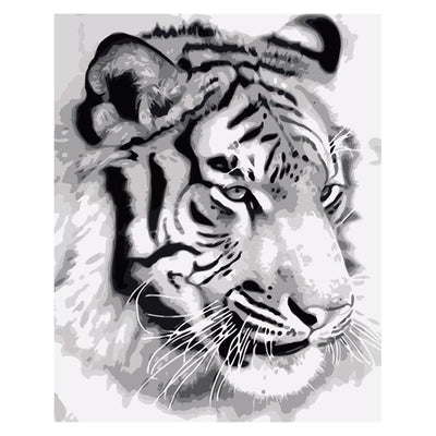 Kit de Pintura Digital Tigre - Cuadro DIY para Decoración del Hogar