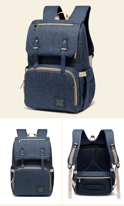 Mochila Maternal Térmica Impermeable con Carga USB y Calentador de Biberones - Image 20