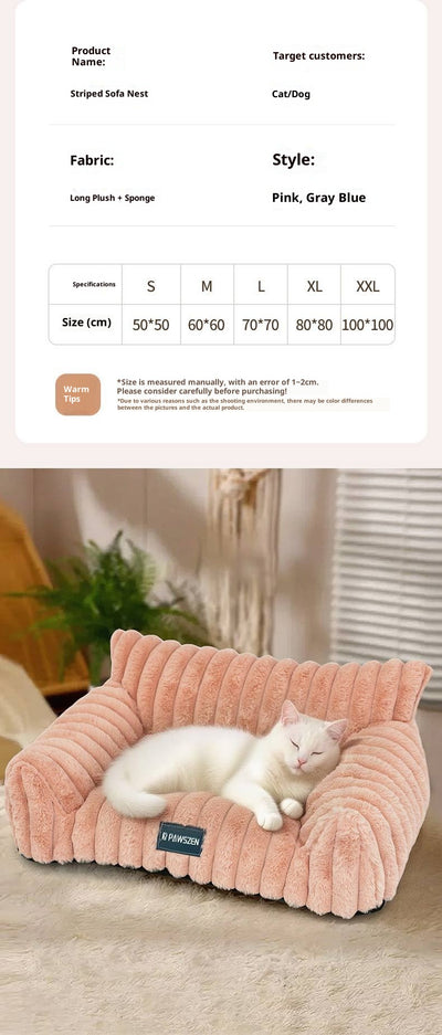 Cama Cómoda para Conejo con Peluche Removible y Lavable - Tamaño Grande - Image 16