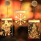 Luces Navideñas LED USB con Diseño 3D - Decoración Colgante con Renos y Campanas