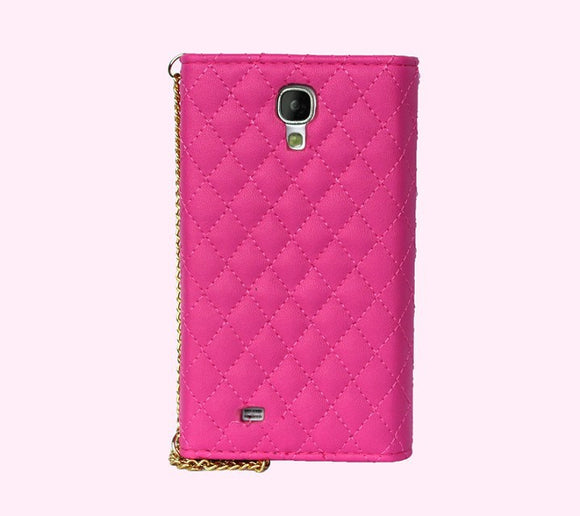 Funda para celular con patrón de ovejas y rombos