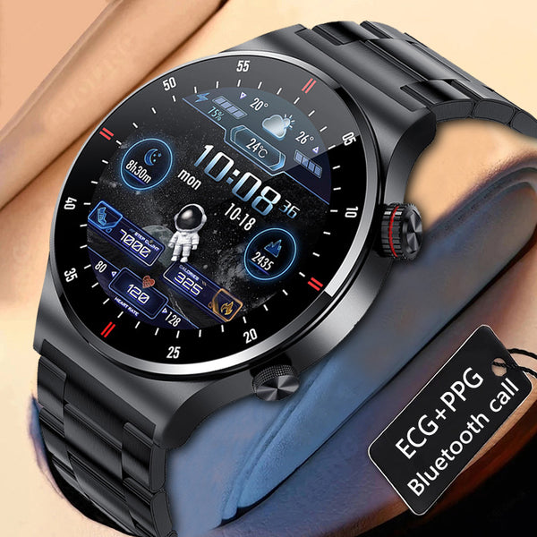 Reloj Inteligente QW33 con Monitor Cardíaco, Presión Arterial y Oxígeno en Sangre