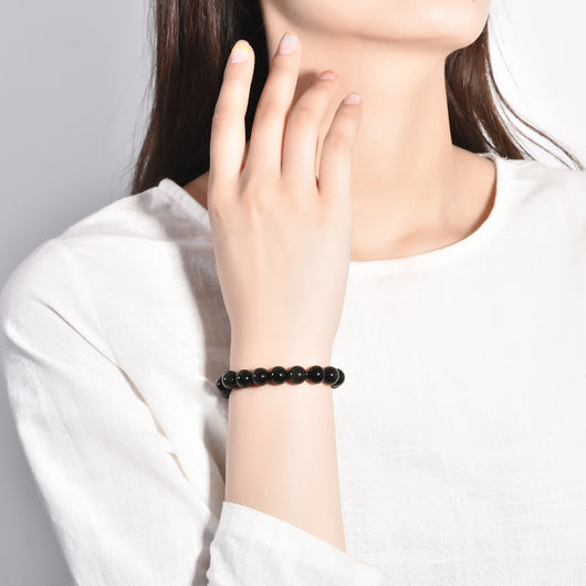 Pulsera de Obsidiana con Ojo Doble - Image 5