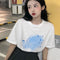 Blusa Fresca y Elegante Talla Grande para Estudiantes