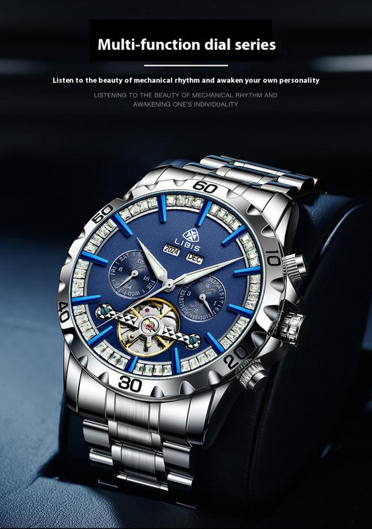 Reloj Mecánico Automático Star Sea con Banda de Acero - Image 10