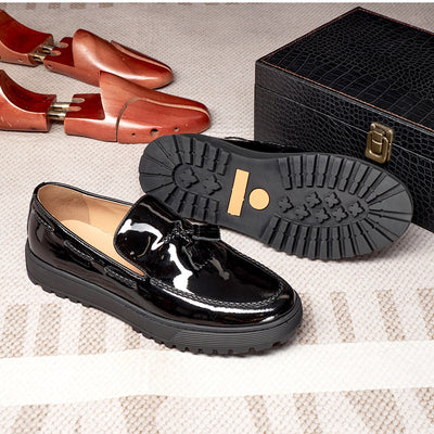 Mocasines Casuales de Cuero para Hombre con Borlas - Cómodos y Elegantes - Image 9