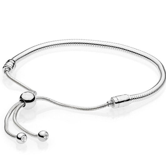 Pulsera de Plata Tejida - Diseño de Cuerda