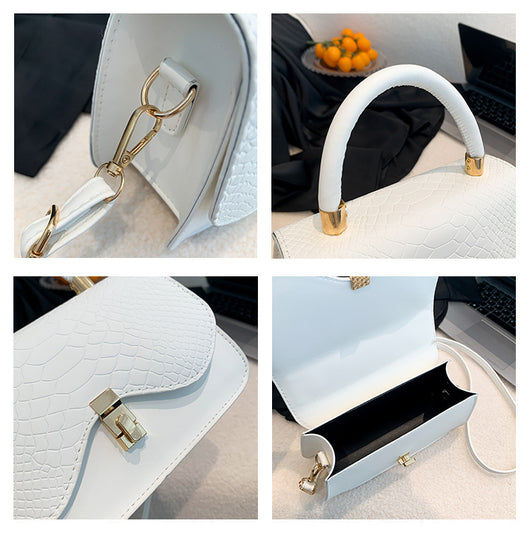 Bolso Bandolera con Patrón de Piel de Serpiente - Image 19