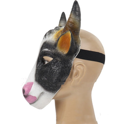 Máscara de Vaca de Látex para Mascarada de Pascua - Image 6
