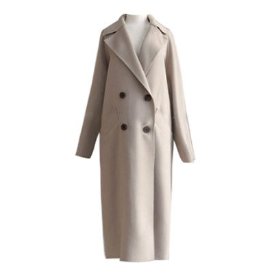 Abrigo de Lana Reversible Midi con Cintura Definida - Image 3