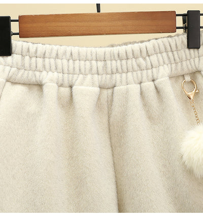 Pantalones Anchos Cómodos y Abrigados para Mujer - Image 12