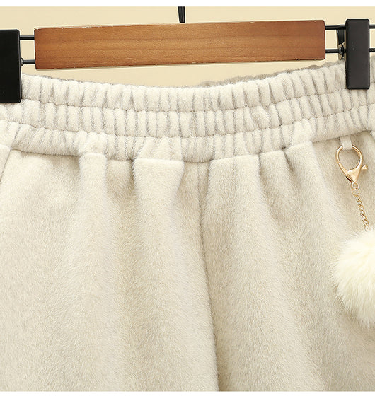 Pantalones Anchos Cómodos y Abrigados para Mujer - Image 12