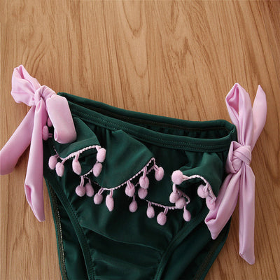 Traje de Baño para Niña con Diseño a Juego de Colores - Image 11
