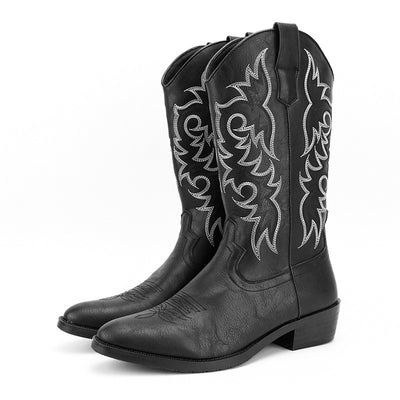Bota Retro Alta con Bordado para Hombre - Image 2